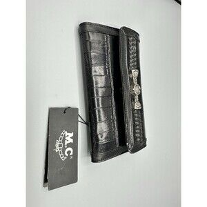 MC (Marc Chantal) Black‎ crocodile wallet New With Tags